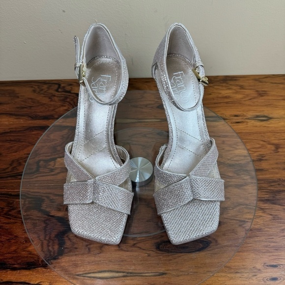 Franco Sarto Rania Ankle Strap Sandal in Gold - Picture 3 of 13